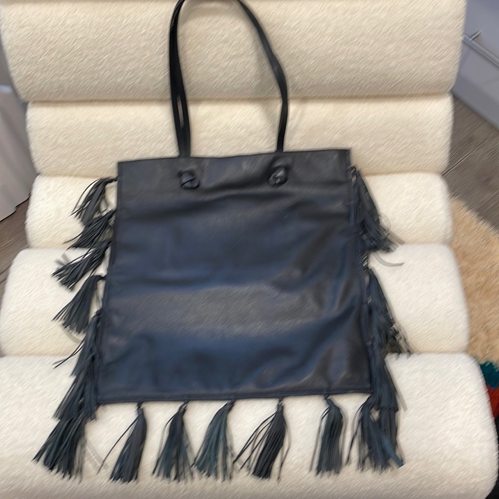 Loeffler Randal Tassel Tote